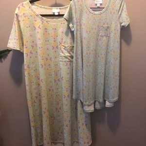 LuLaRoe Mommy & Me - Carly (L) and Scarlett (6)